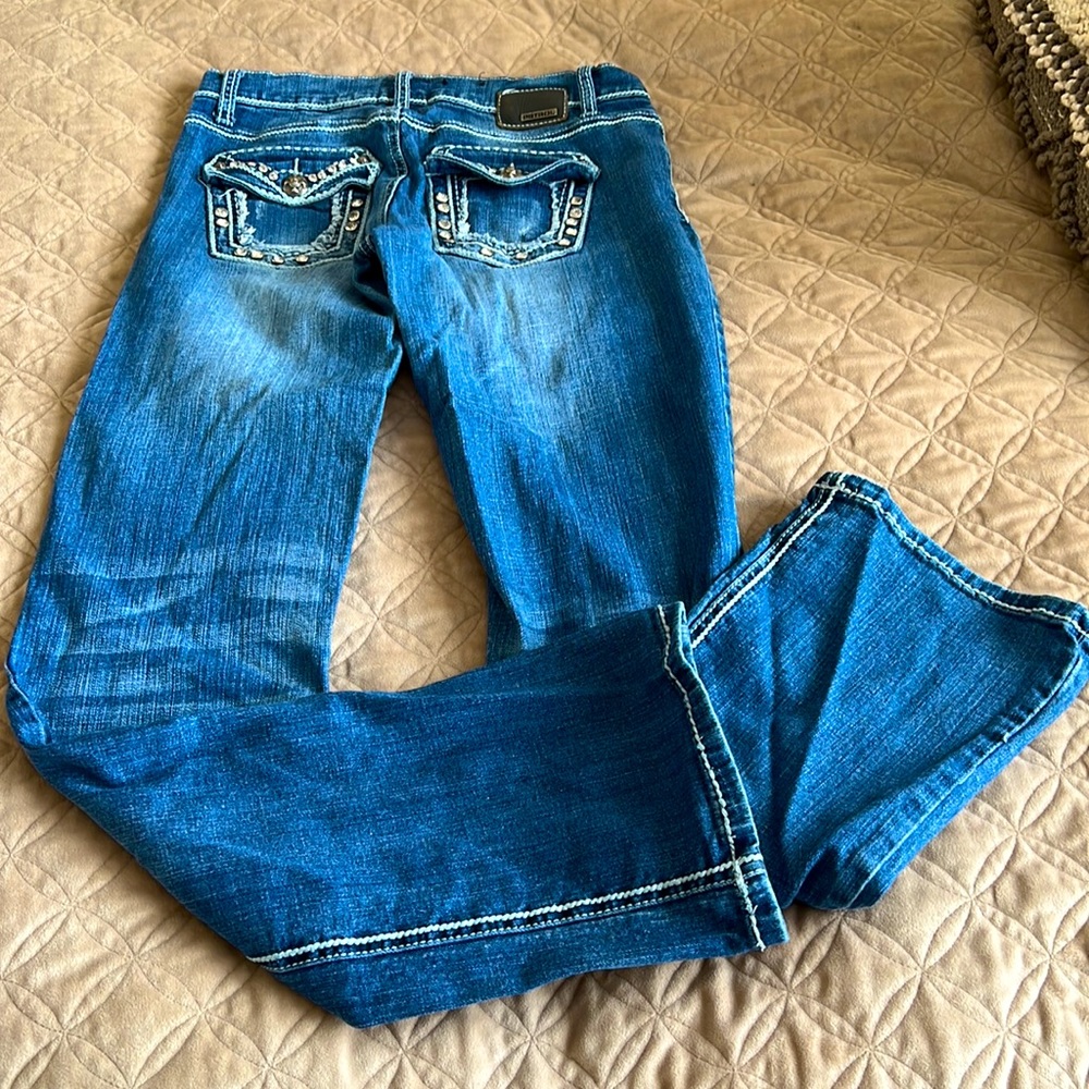 Petrol boot cut jeans